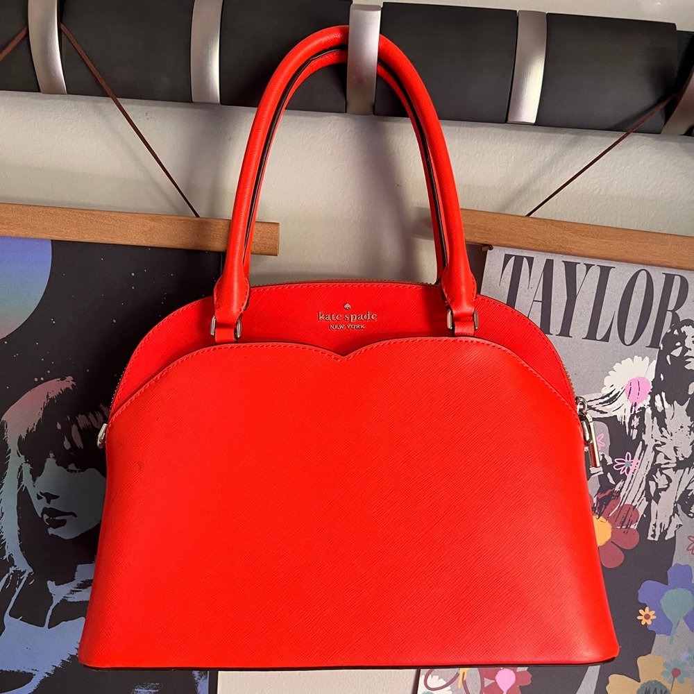 Orange Kate Spade Handbag